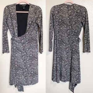 The Limited Wrap Long Sleeve Dress SZ S